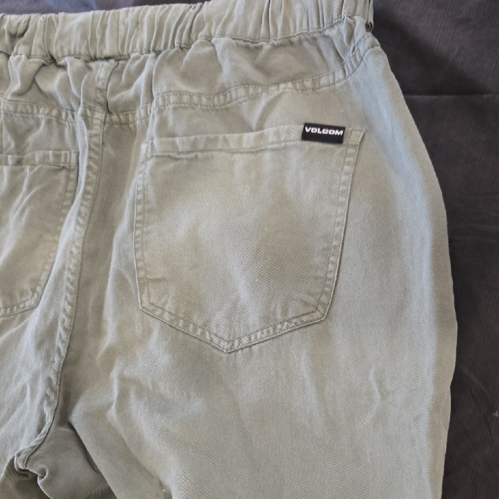 Volcom Light Gray Relaxed Pants